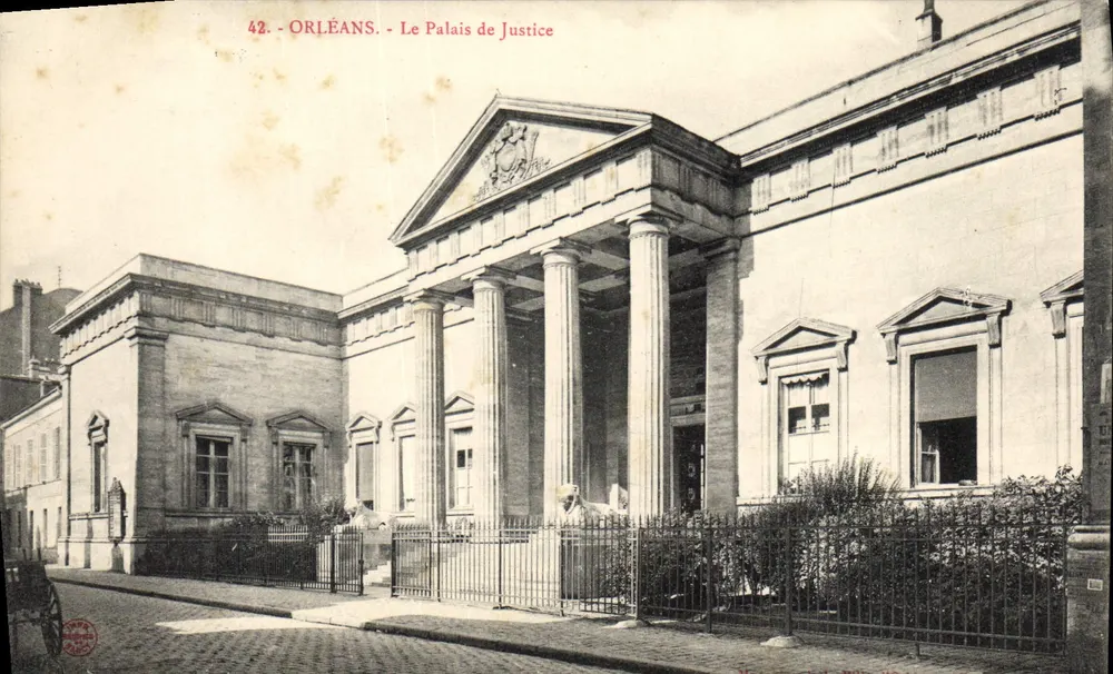 Orléans - Pałac Sądowy — wydawca V. VILLIERS, nr 42 - Awers