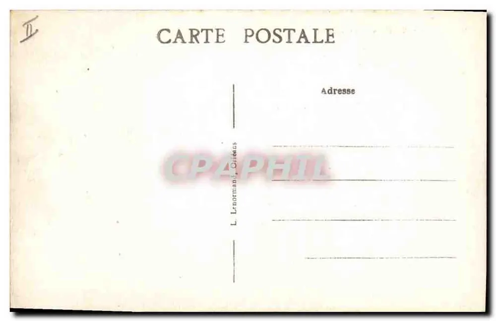 Orléans — Het Hof — L. Lenoirman, Orléans, n°418 - Achterkant