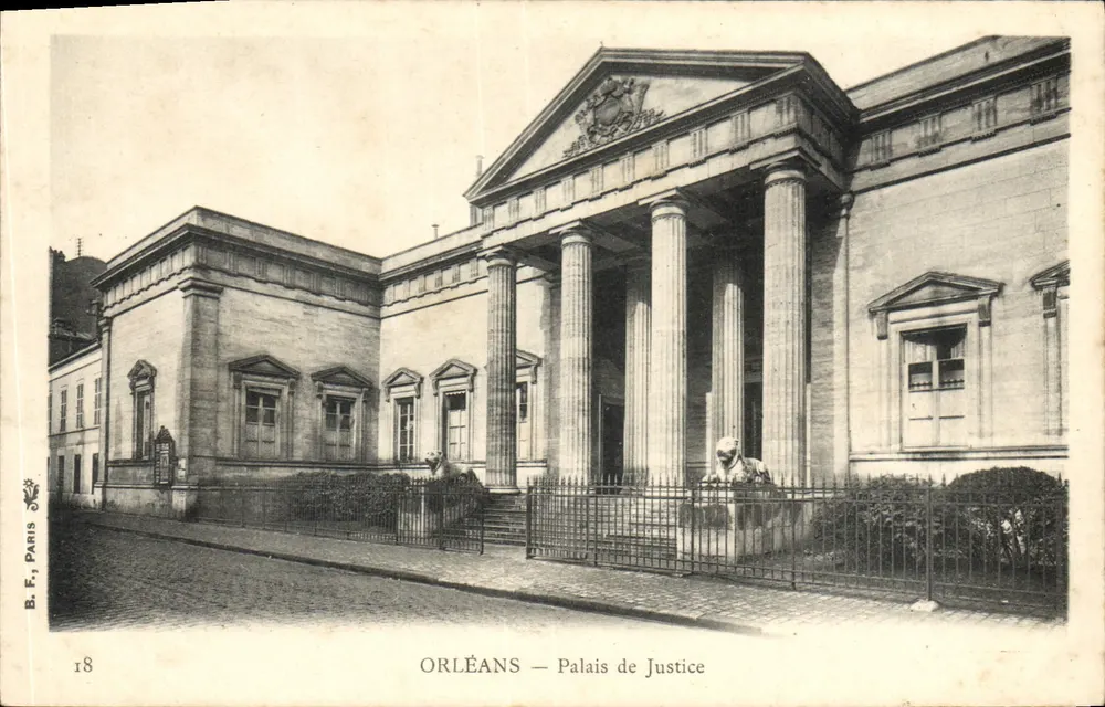 Orléans — Palácio de Justiça — B. F., Paris, n°18 - Frente