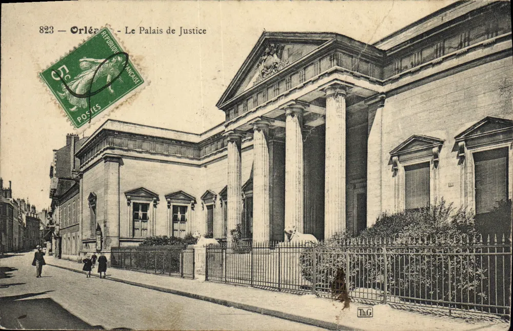 Orléans — O Palácio de Justiça — Th.G. - Frente