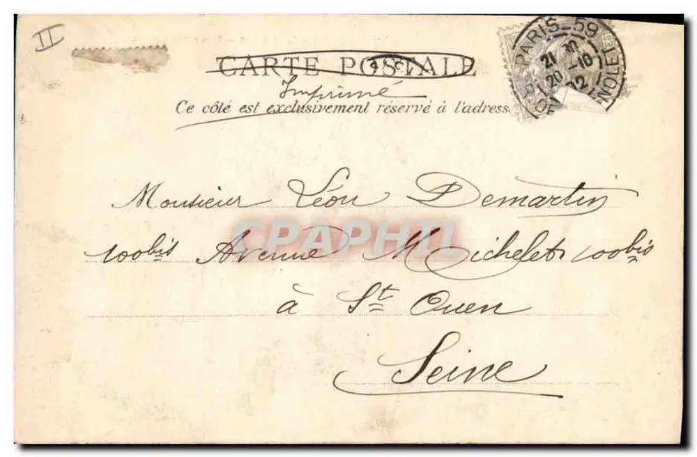 Paris — Cour d'Assises — L. Naciet - Verso