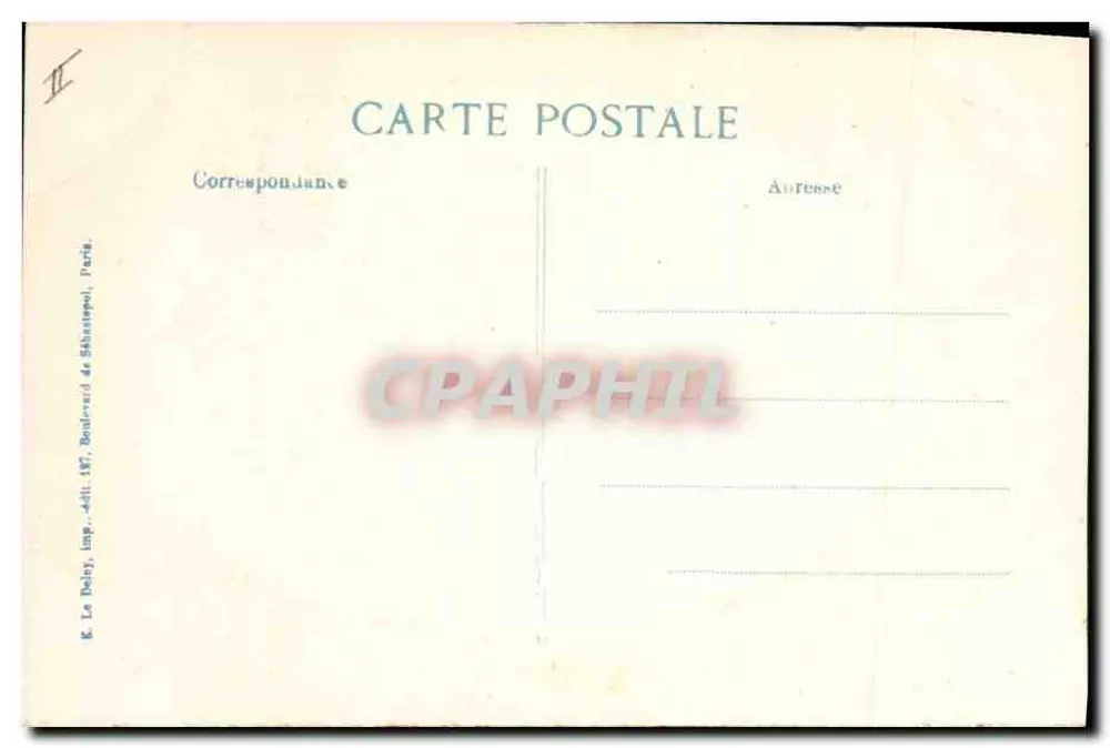Brücke von Choisy au Bac — 1914 — Verlag ELD, 6. Serie - Rückseite
