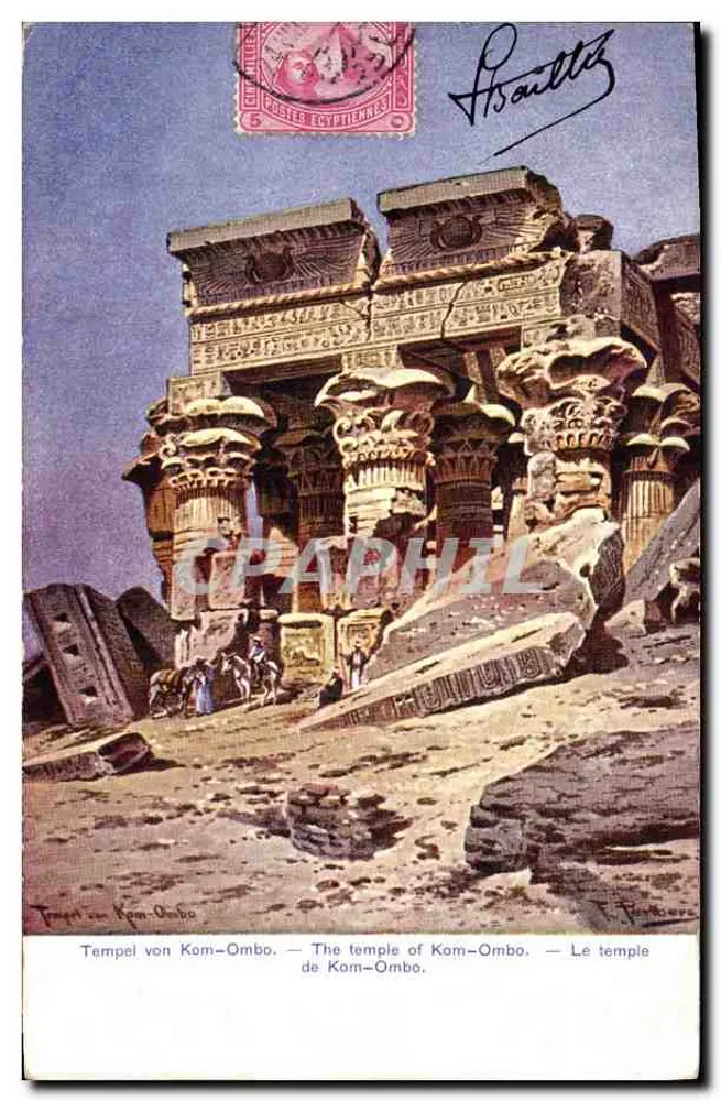 कोम-ओम्बो के मंदिर — मिस्र — प्रकाशक एगिप्टेन II, संख्या 6 - आगे
