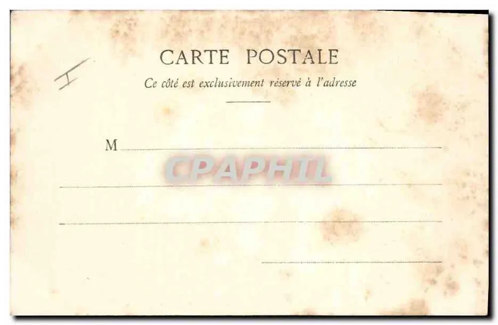 Paris - O Palácio da Justiça & a Capela Santa - editor S. L. B. n°53 - Verso