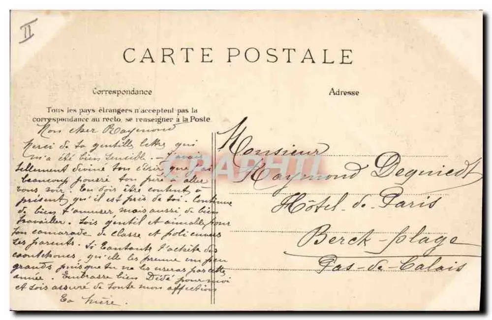 Paris — Cour d'Assises — E.L.D. n°67 - Verso