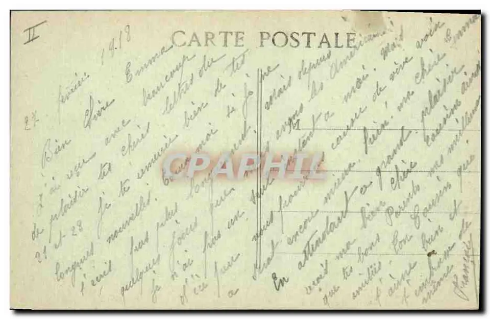 Baccarat - Grande Rue — destrucciones de la Guerra 1914-1917 — Edit Bertrand - Reverso