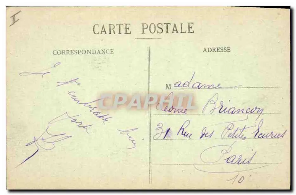 Noyon bombardiert — Rue Victor-Hugo — Boursan, Compiegne - Rückseite