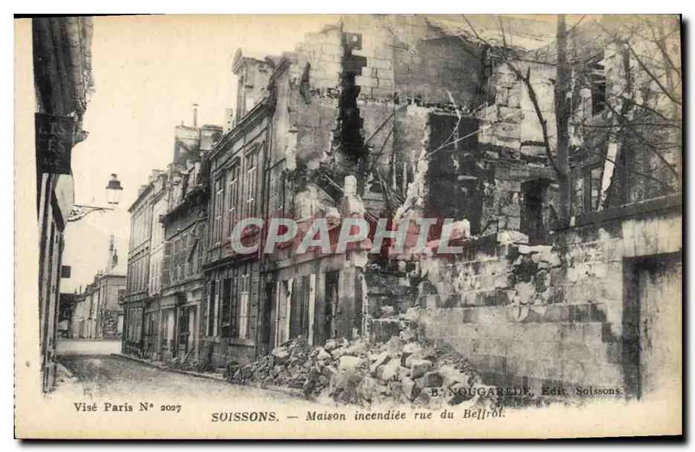Soissons — Gebrauchte Wohnung in der Rue du Belfröl — B. NOUGAREDE, Verlag Soissons - Vorderseite