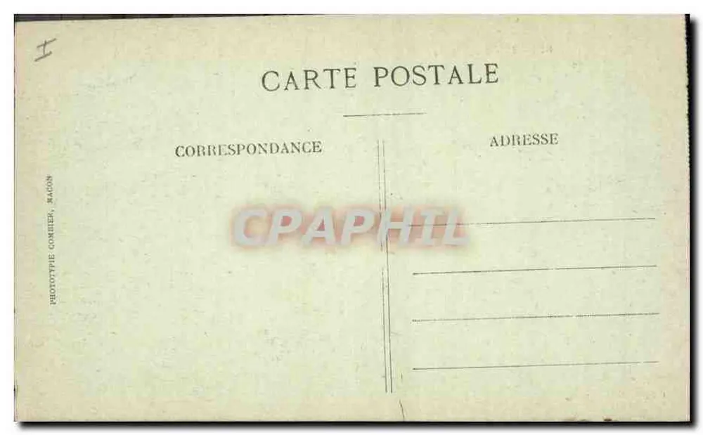 Reims — Rue Chanzy — Ruinen nach dem Krieg — M. Brunet, Reims - Rückseite