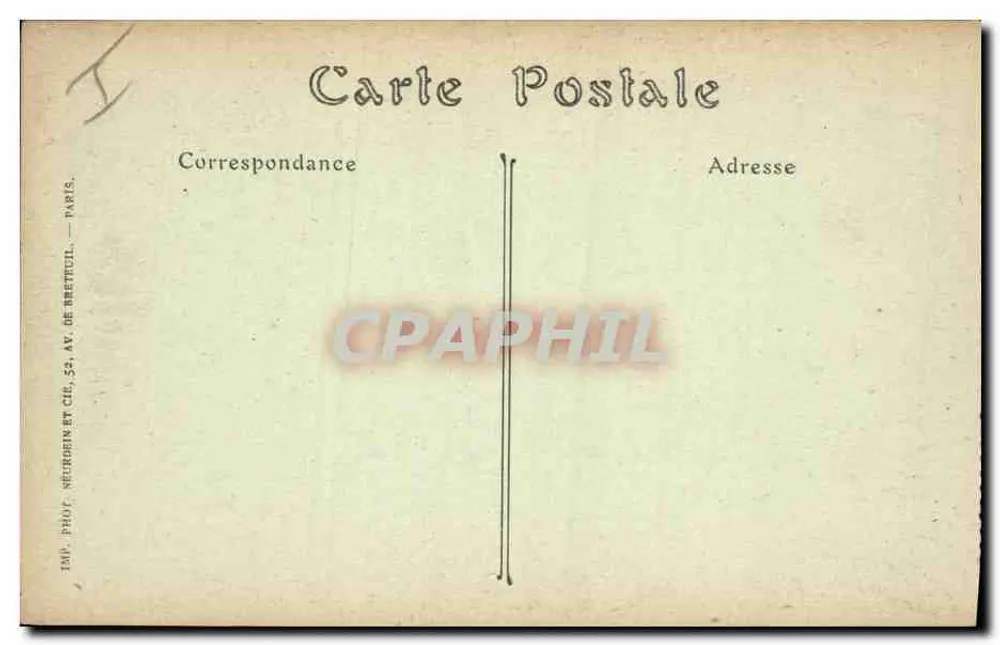 Soissons — Rue du Collège. Gebrauchte Wohnung. - Rückseite