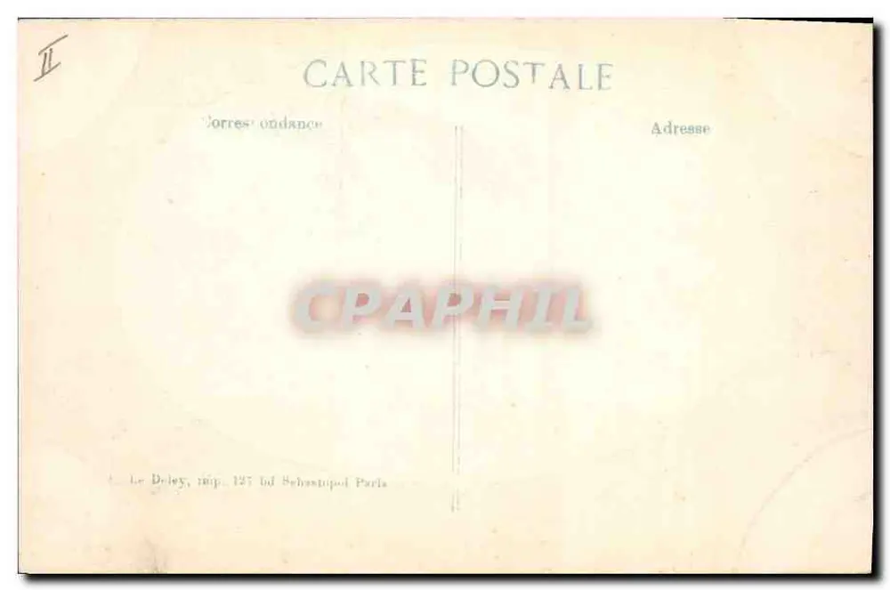 Albert — Place de l'hôtel-de-Ville — zerstört 1914 — Verlag BLD, Serie 1914 - Rückseite