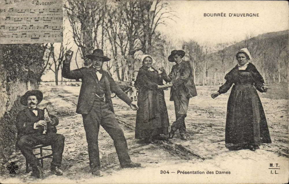 Bourrée d'Auvergne — Apresentação das Senhoras — M.T. I.L. n°304 - Frente