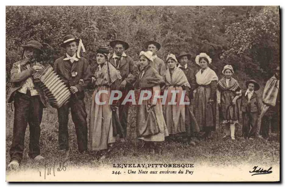 Pittorelle von Le Velay — Eine Hochzeit in der Nähe des Puy — Idsel, n° 244 - Vorderseite
