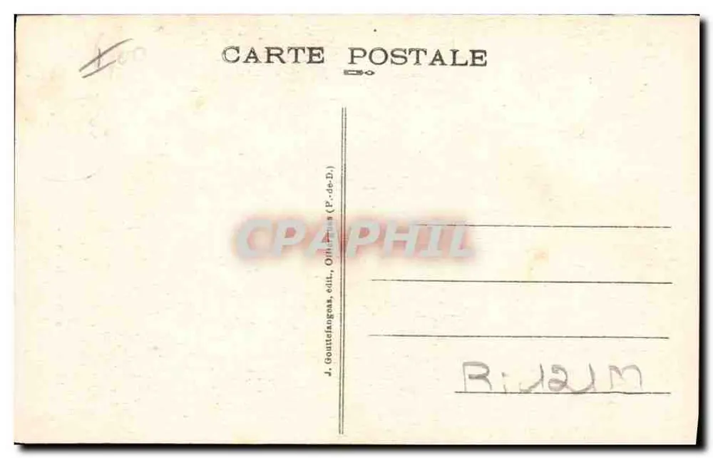 Młody Auvergnat — Auvergne — G. D'O. - 1026 - Rewers