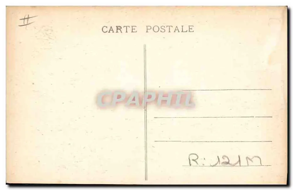 Uma Pastora — Tipos do Cantal — Edição de « La Cigoupe » Adrîse Matrouz, Aurillac - Verso