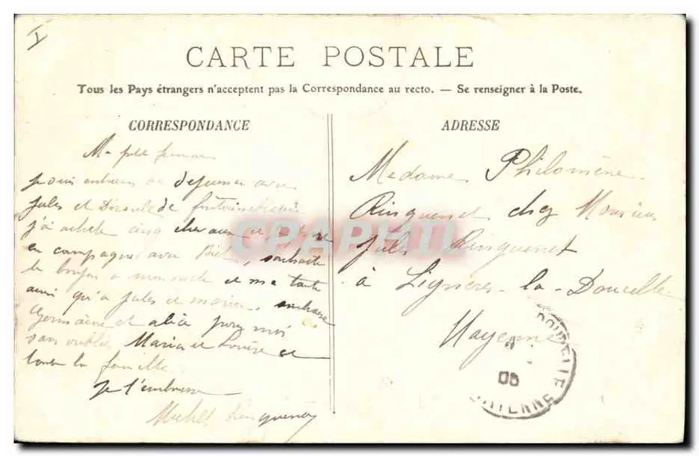 Rennes — Die Präfektur und der Jardin de la Motte — LL. - Rückseite