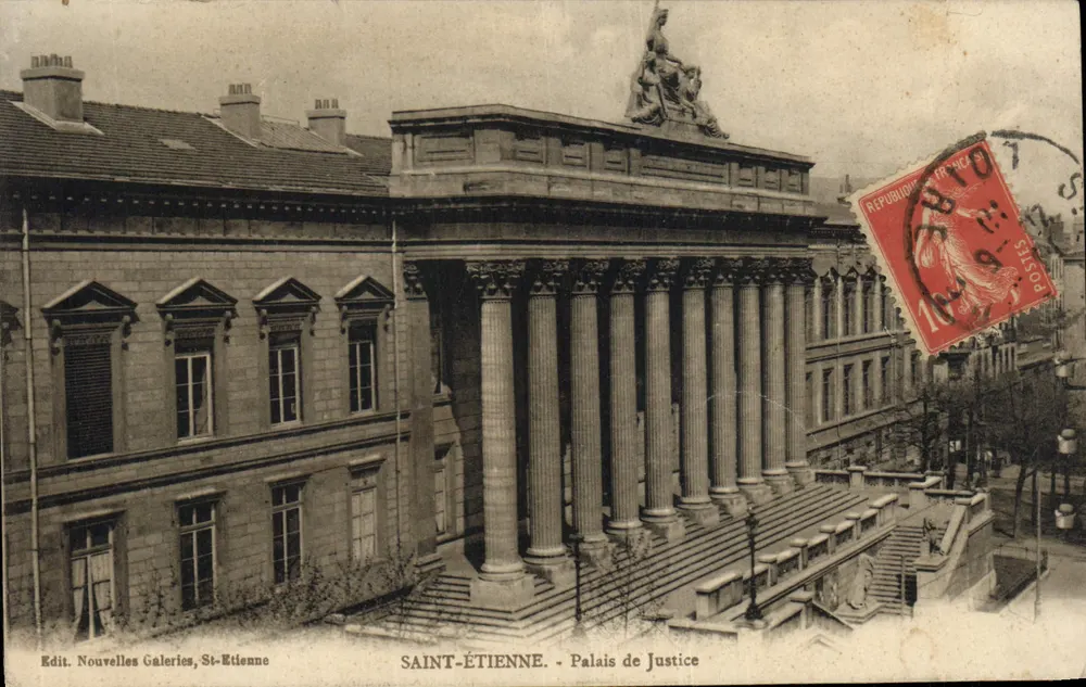Saint-Étienne — Pałac Sądowy — Wyd. Nowe Galerie, Saint-Étienne - Awers