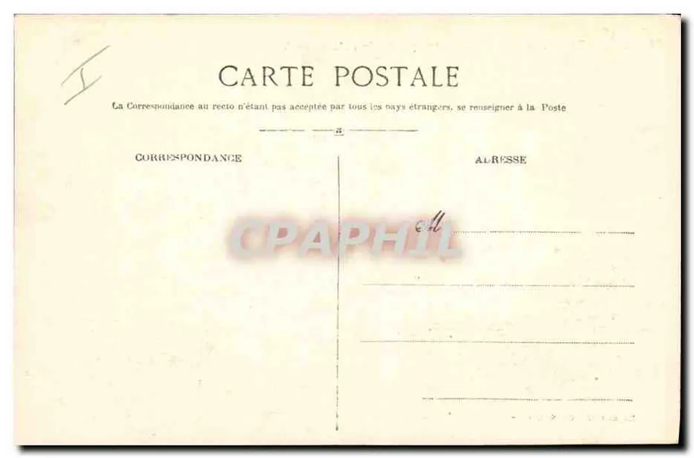 St-ÉTIENNE — Die Präfektur von der Stadtverwaltung aus — Raimond & Cie, n°64 - Rückseite