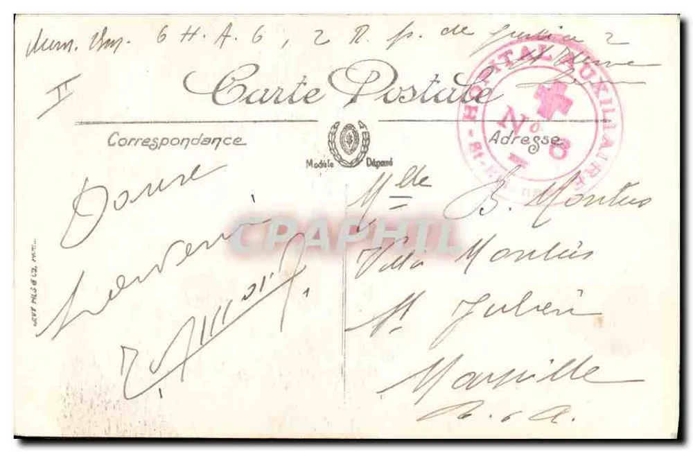 Saint-Étienne — A Prefeitura — Selecta - Verso