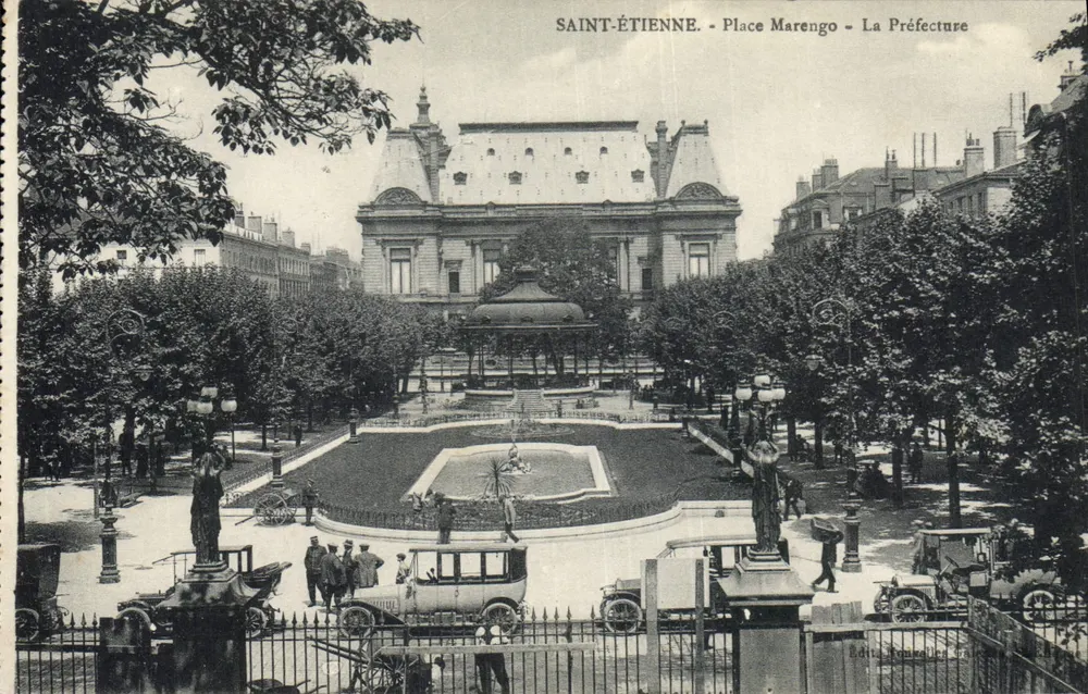 Saint-Étienne - Piazza Marengo - La Prefettura - Recto