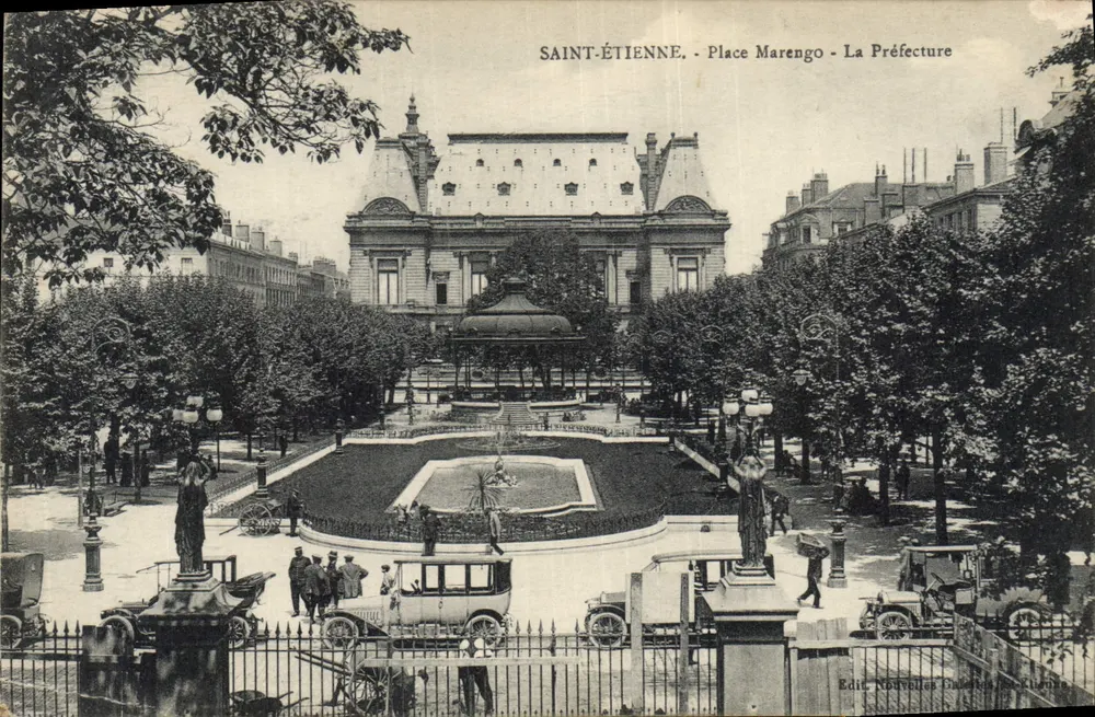 Saint-Étienne - Piazza Marengo - La Prefettura - Recto