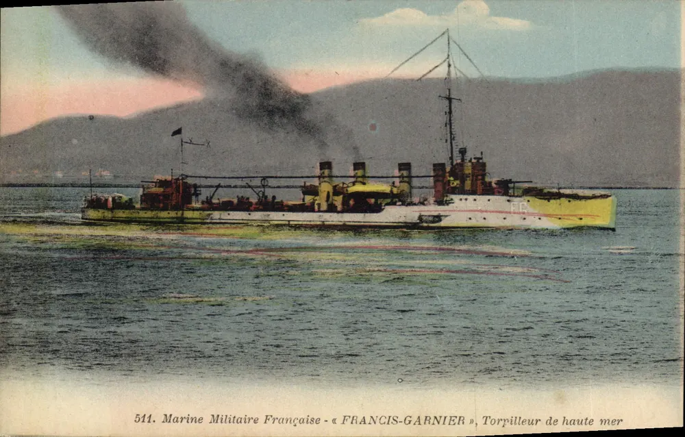 Französische Marine - « FRANCIS-GARNIER », Hochseetorpedoboot — Nr. 511 - Vorderseite