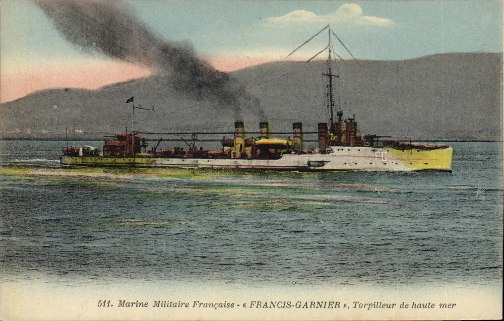 Marine Militaire Française - « FRANCIS-GARNIER », Torpilleur de haute mer — n° 511 — Verlag nicht sichtbar - Vorderseite