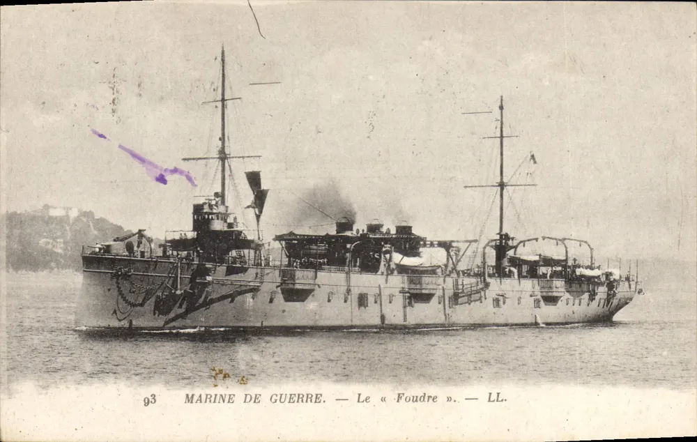Marina militar — El « Foudre » — LL. — N° 93 - Anverso