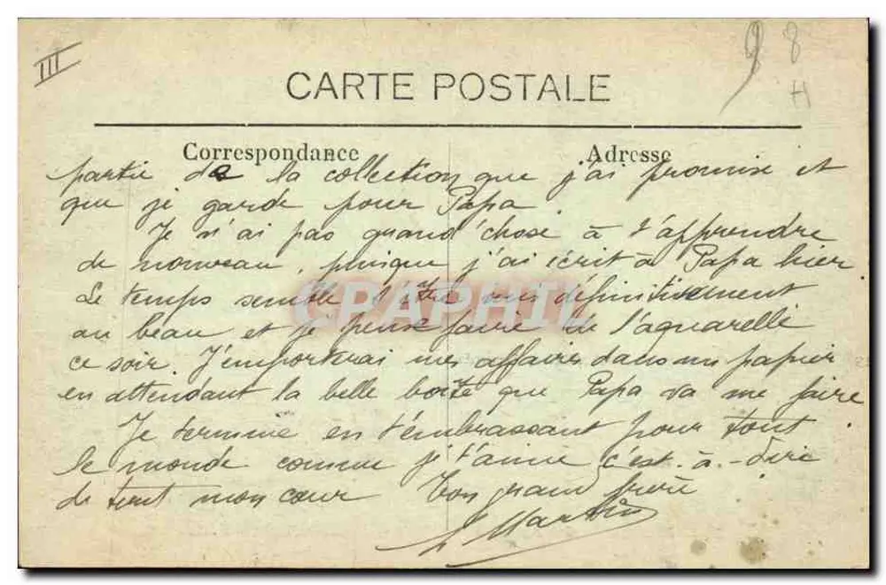 Kriegsmarine « FRANCE », Dreadnought - B.C. — n° 228 — Verlag nicht sichtbar - Rückseite