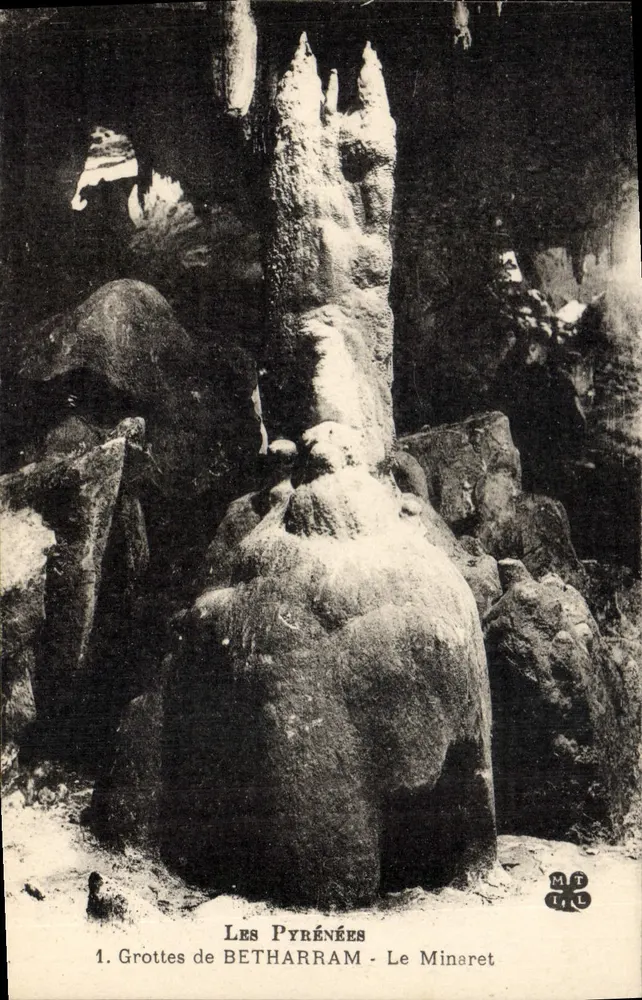 Pyrénées - Groty BETHARRAM - Minaret - Awers