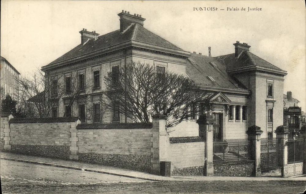 Pontoise — Sąd Rejonowy — Wydawca: E. BAILLIERE - Awers