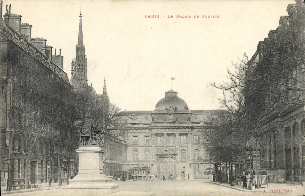 Parijs - Het Paleis van Justitie — A. Taride, Parijs - Voorkant