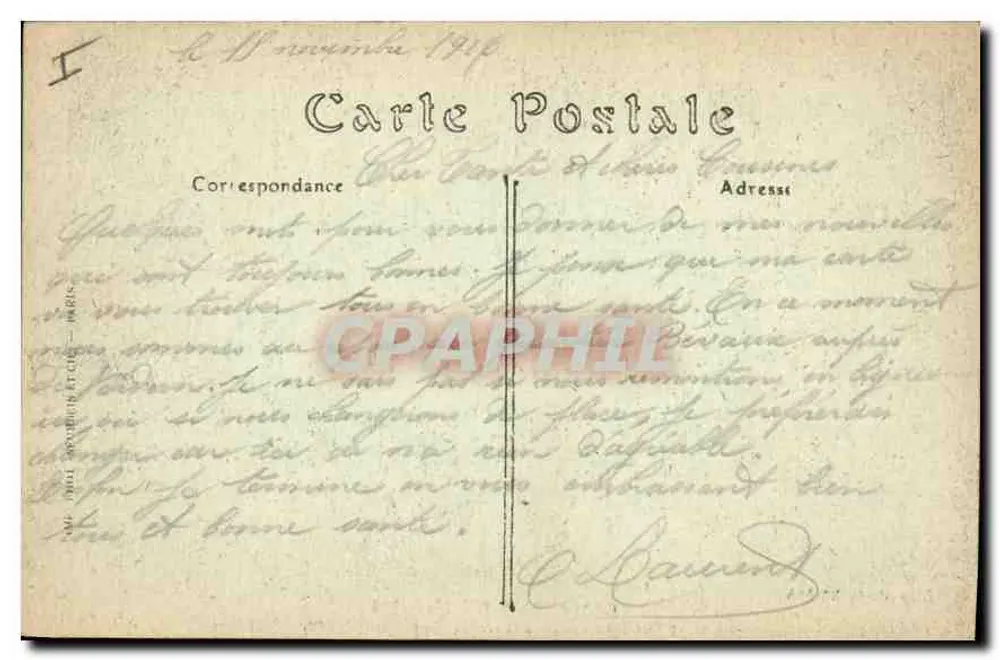 Verdun — Der untere Teil der Rue Saint-Pierre — Kampagne 1914-1918 — Visé Paris N° 588 - Rückseite
