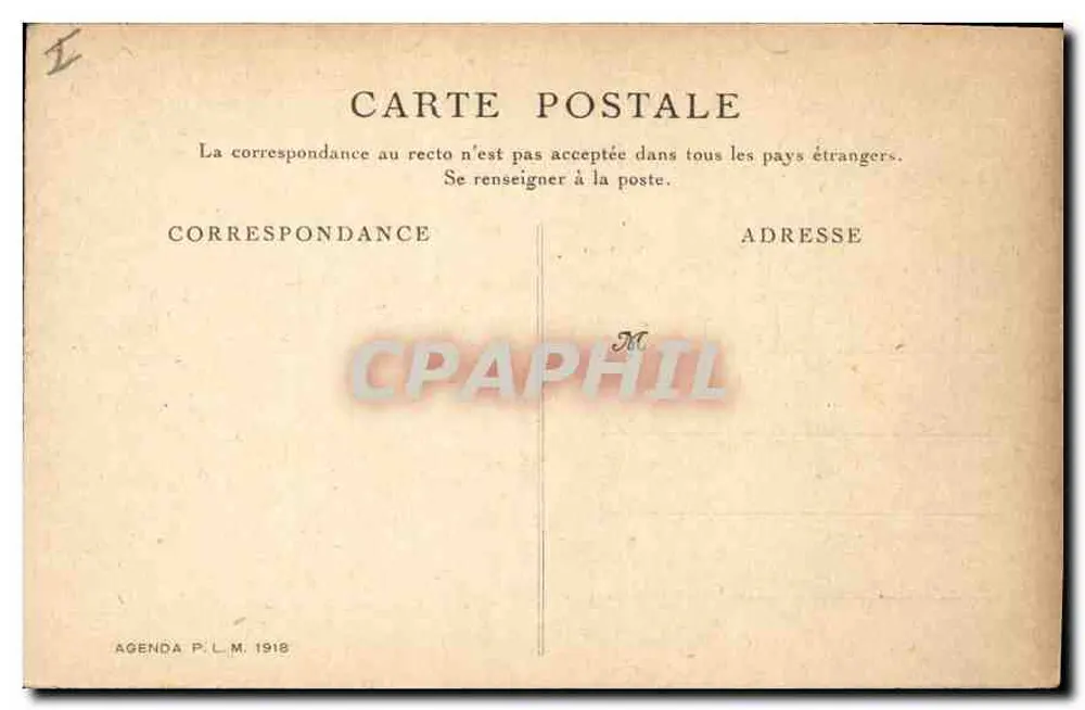 Ham — Ruínas do Castelo — Edição Sect. Photo. Armée - Verso