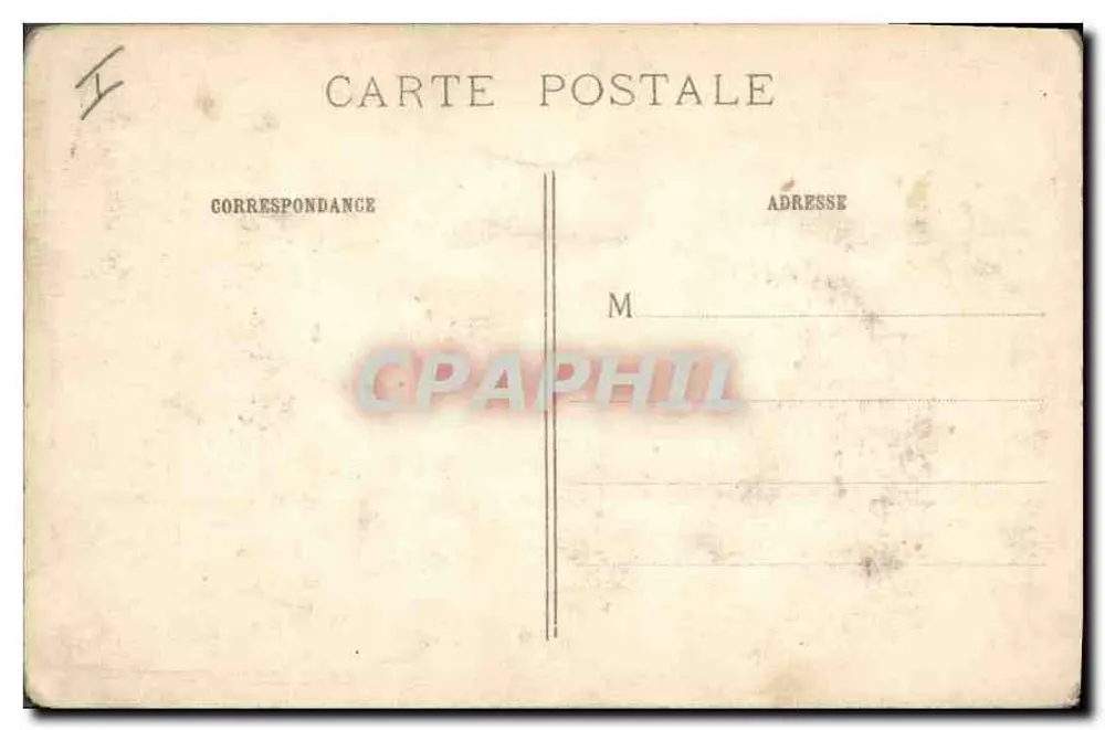 Kirche Saint-Albert in Nanterre — während des Ersten Weltkriegs 1914-15 bombardiert — IMP. BAUDINIÈRE - Rückseite