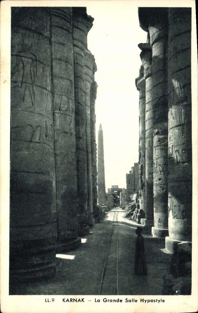 Karnak — A Grande Sala Hipóstila — LL.9 - Frente