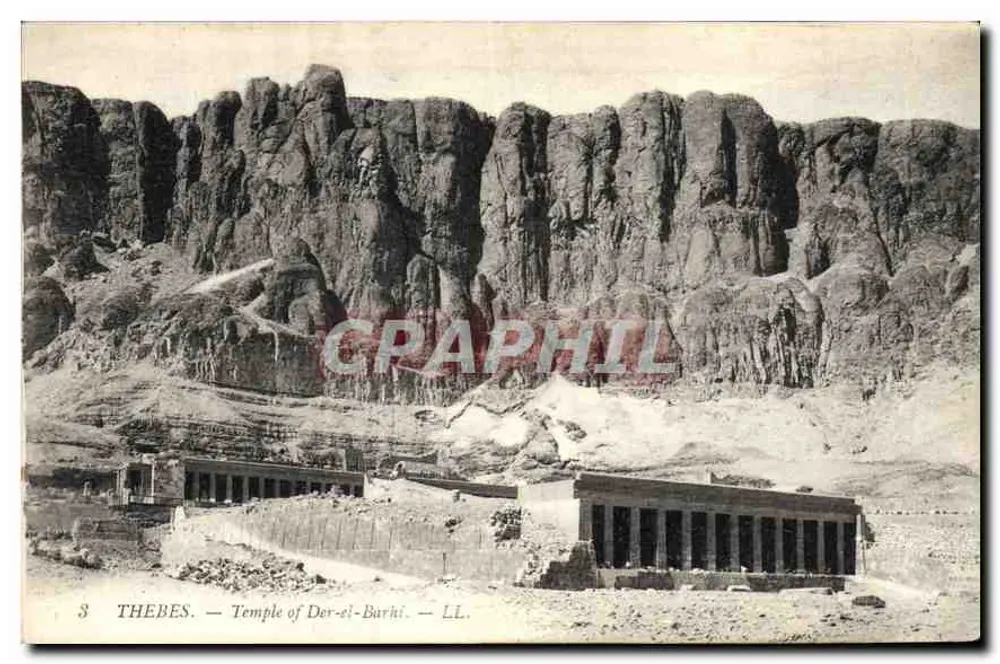 Theben — Tempel von Der-el-Bahri — LL. - Vorderseite