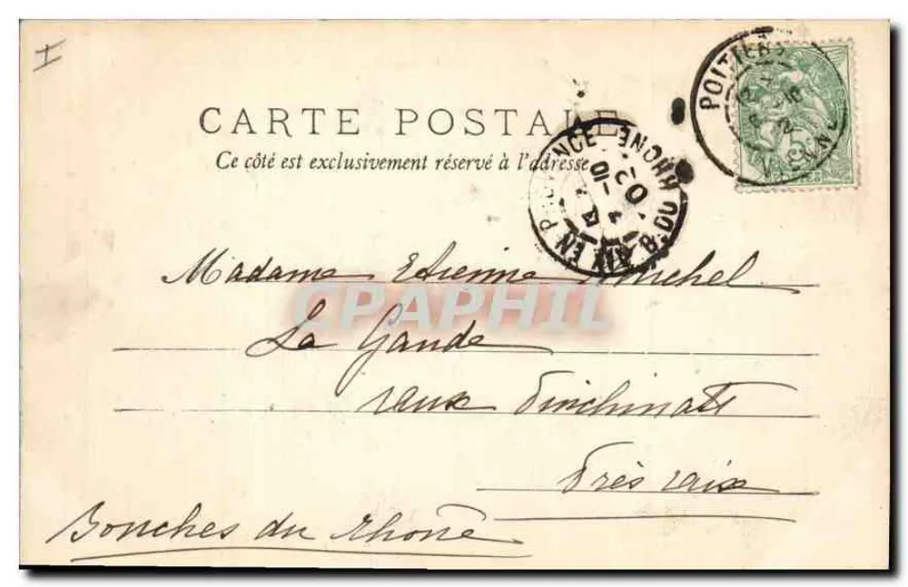Tour Monbergeon und Palais de Justice — Lyon — Verlag Marief, n°24 - Rückseite