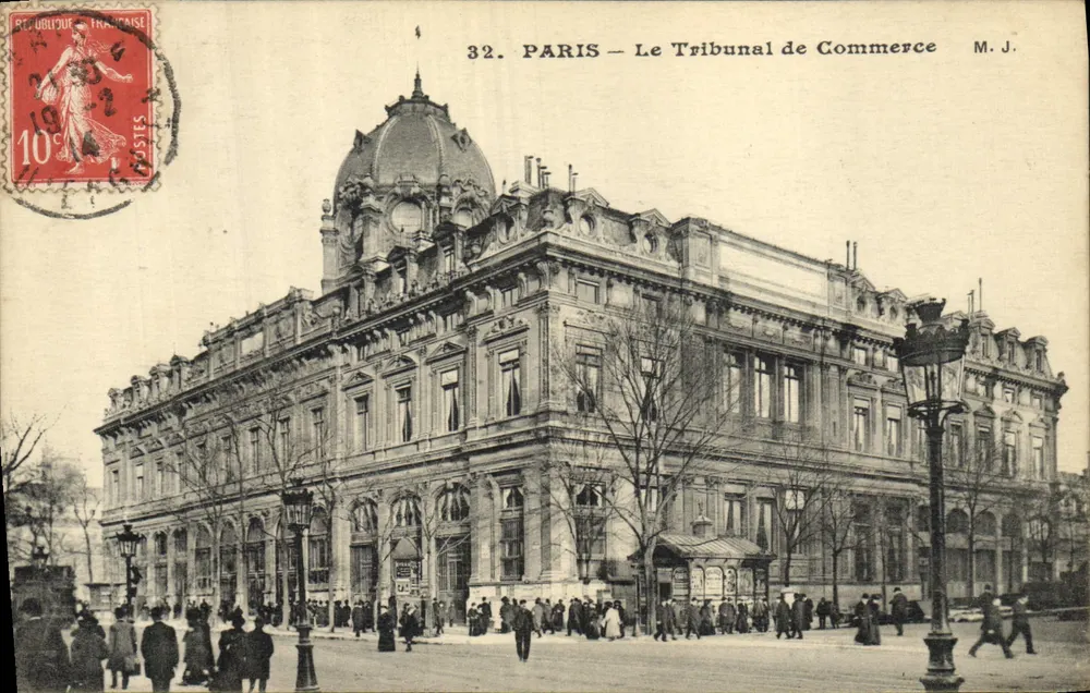 PARIGI — Il Tribunale di Commercio — M.J. - Recto