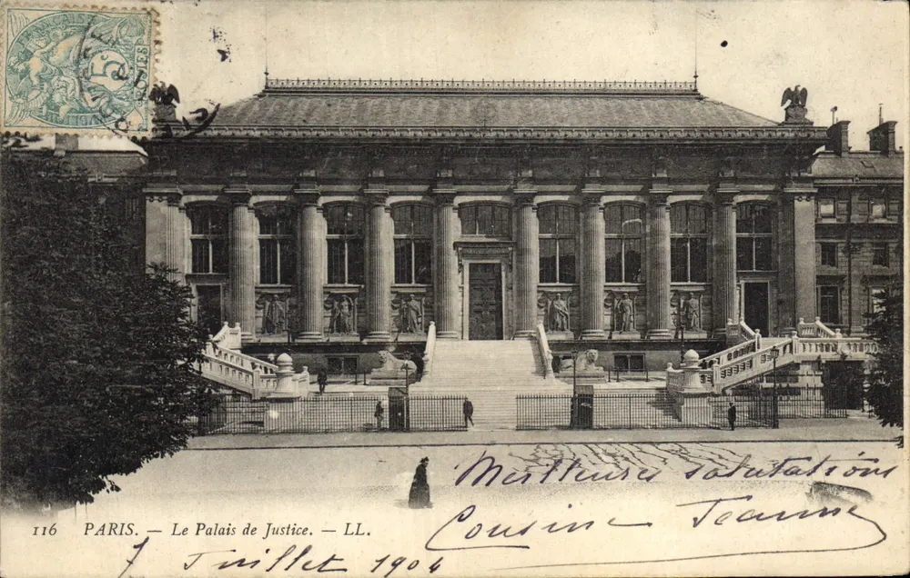 Paris — O Palácio de Justiça — LL. — n° 116 - Frente