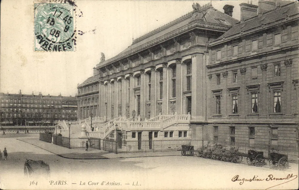 Paris — A Corte de Assises — Augustine Renoult — n° 364 - Frente