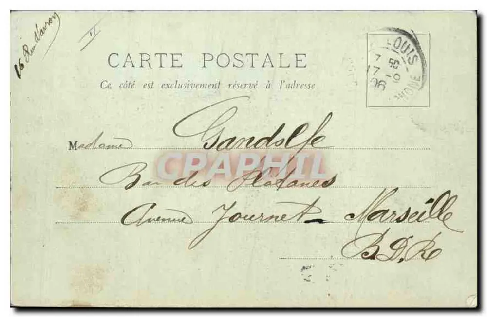 Paris — A Corte de Assises — Augustine Renoult — n° 364 - Verso