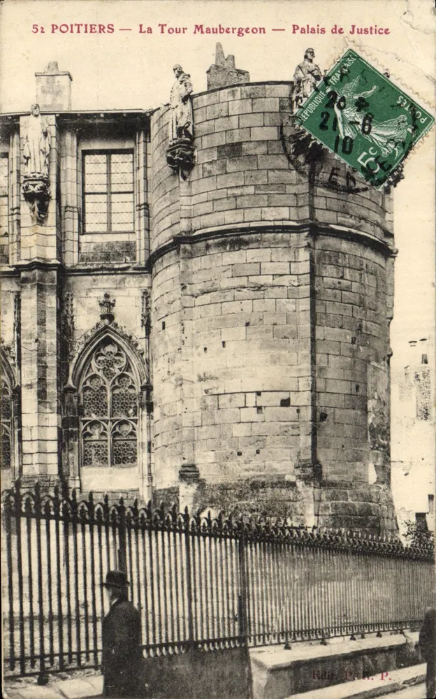 Poitiers — Die Tour Maubergeon — Palast der Justiz, Verlag P. R. P. - Vorderseite