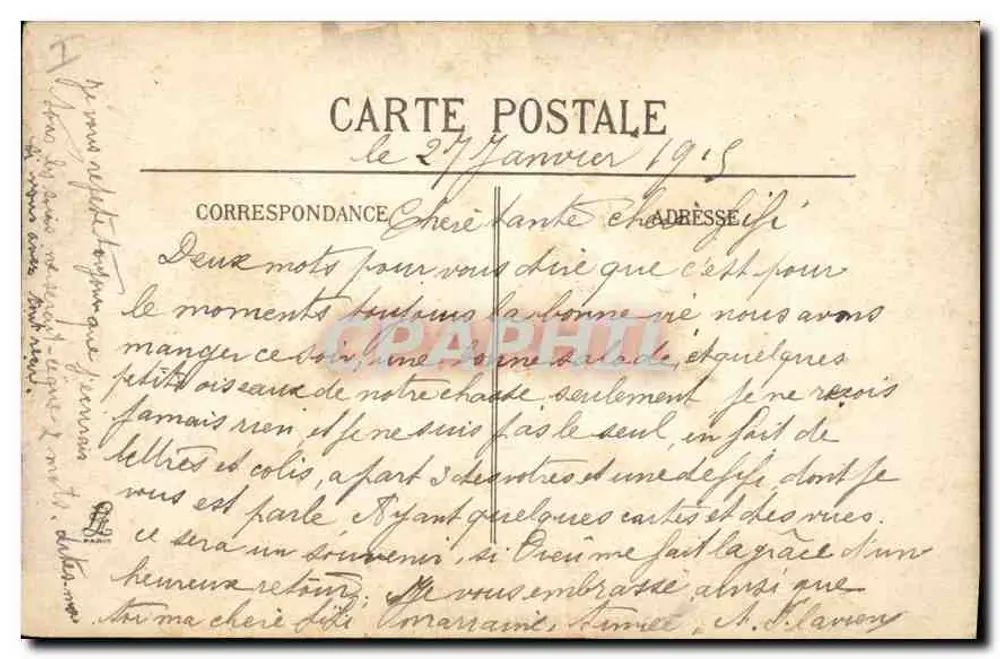 Pont-Sainte-Maxence — Das zerstörte Brücke — Serie 326 - Rückseite