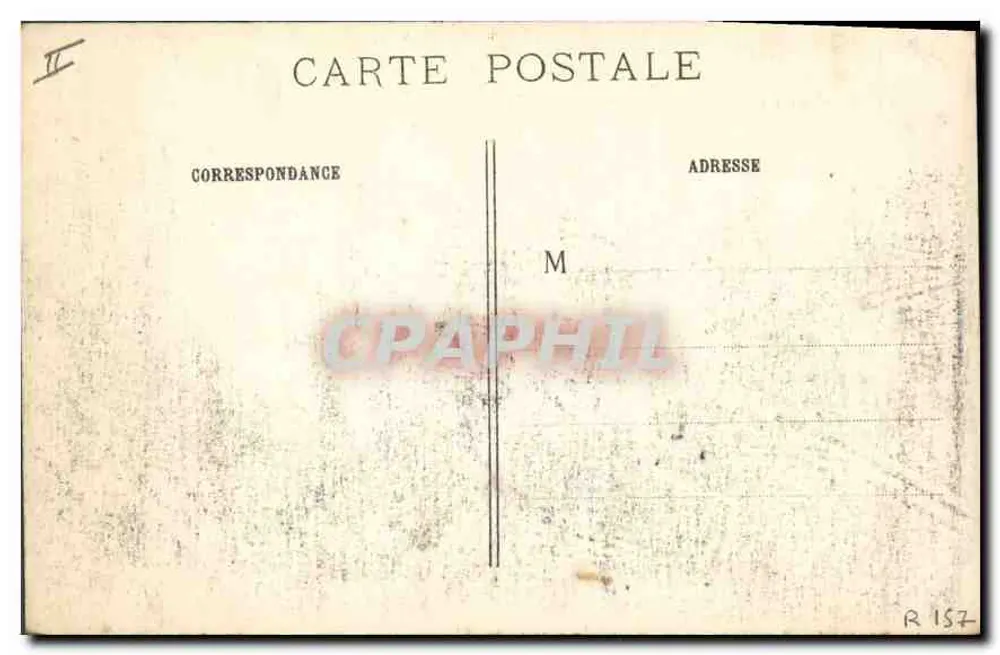 Kirche von Souain — Champagne — Details der Zerstörung nach dem Ersten Weltkrieg 1914-15 — Visé Paris 831 - Rückseite