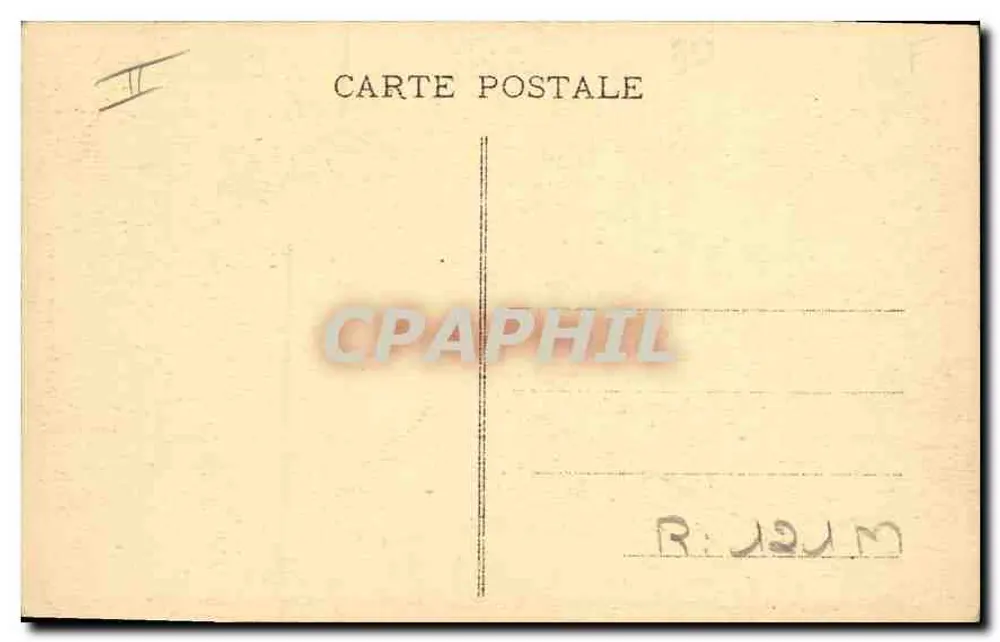 Um Jovem Pastor — Em Auvergne — Editor: Adolphe Valvour, Lezat-sur-Lèze - Verso