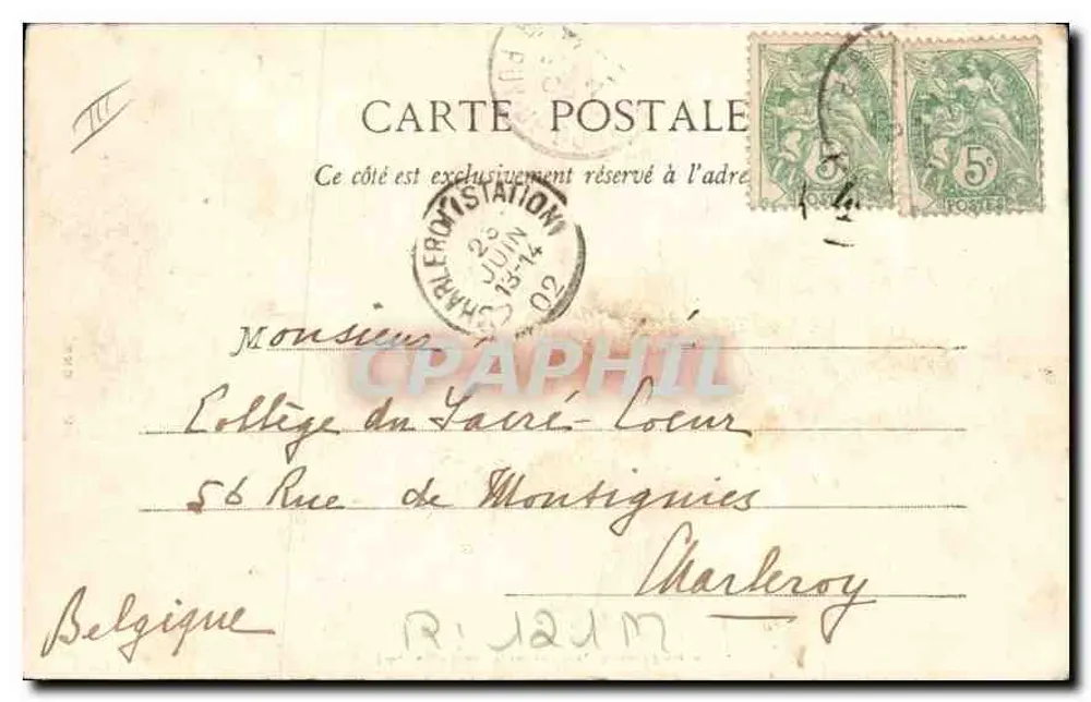 Antigo habitante da Auvergne — Le Puy-en-Velay — Lib. Fouté-Béal, 21, rue de l'Écu, Clermont-Ferrand - Verso