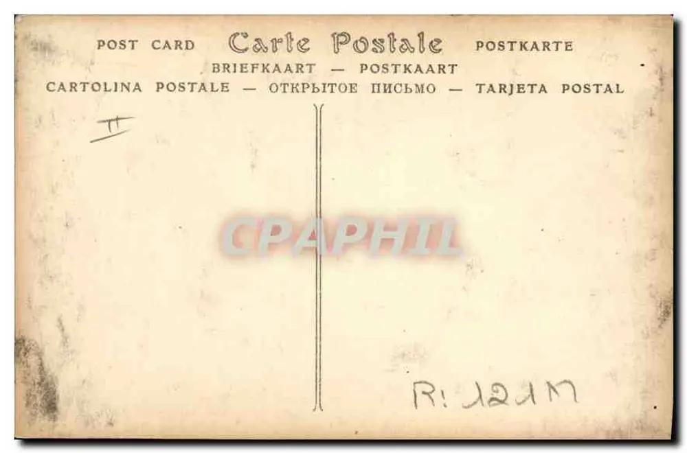 Mulher com xale bordado — Le Puy — ND. Fot. - Verso