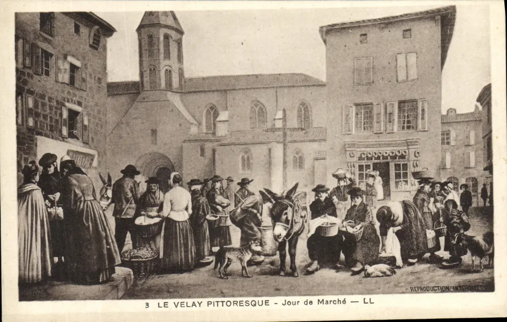 O Velay pitoresco — Dia de Feira — LL - Frente