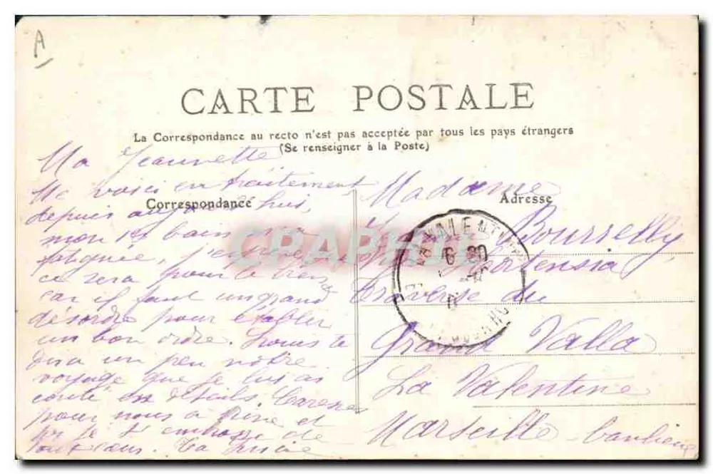 Bourrée de Auvergne — dança tradicional — M.T. Vis-à-Vis n°302 - Verso